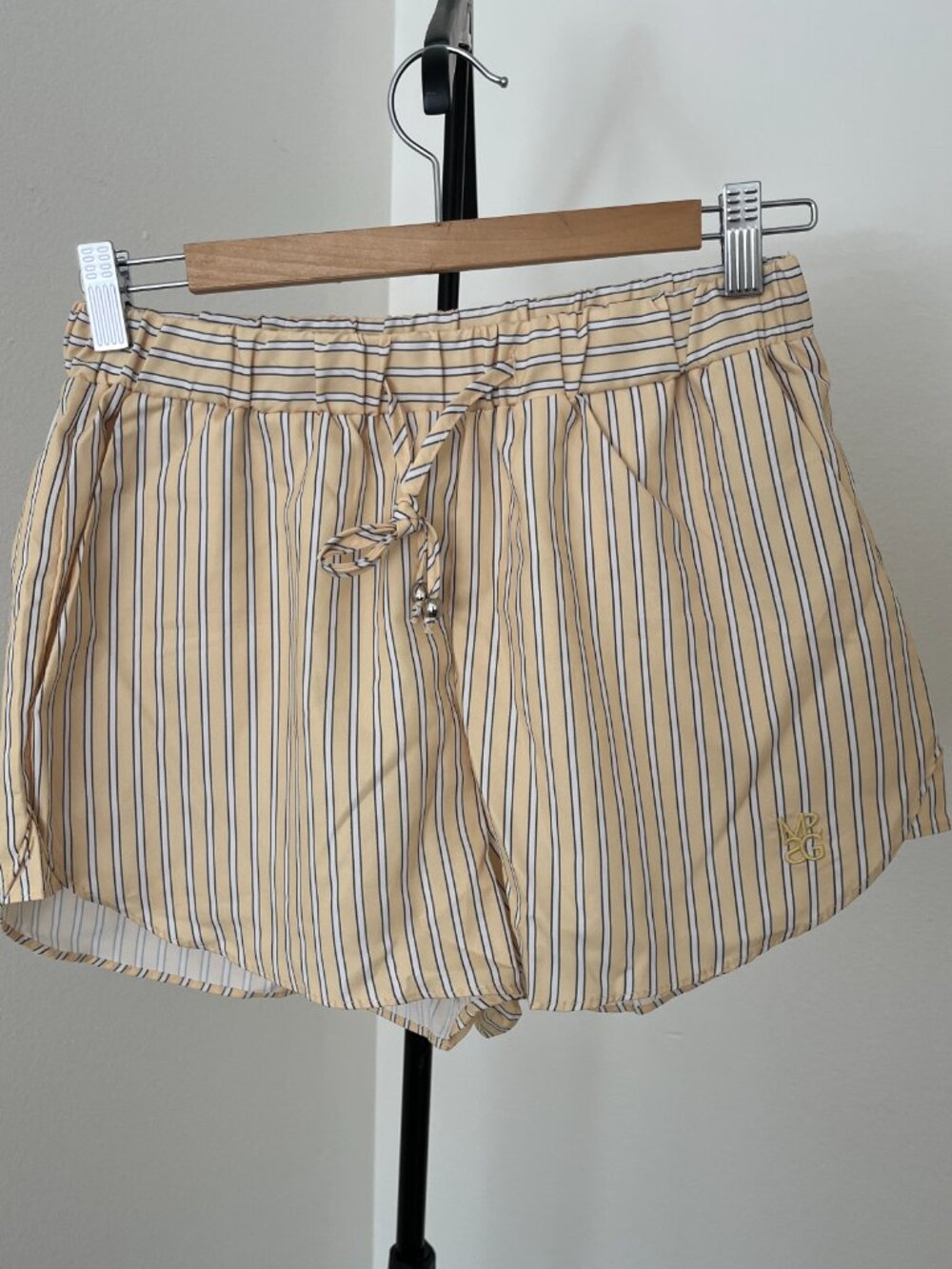 ✨ Missguided NWT Striped Boxer-Style Shorts | Pinstripe Pull-On | Medium